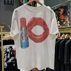 1993 PULP 'LIPGLOSS' WASHED WHITE T-SHIRT REPRINT